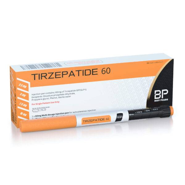 Body Pharm Tirzepatide 60mg Pre Filled Pen 2 Month Supply