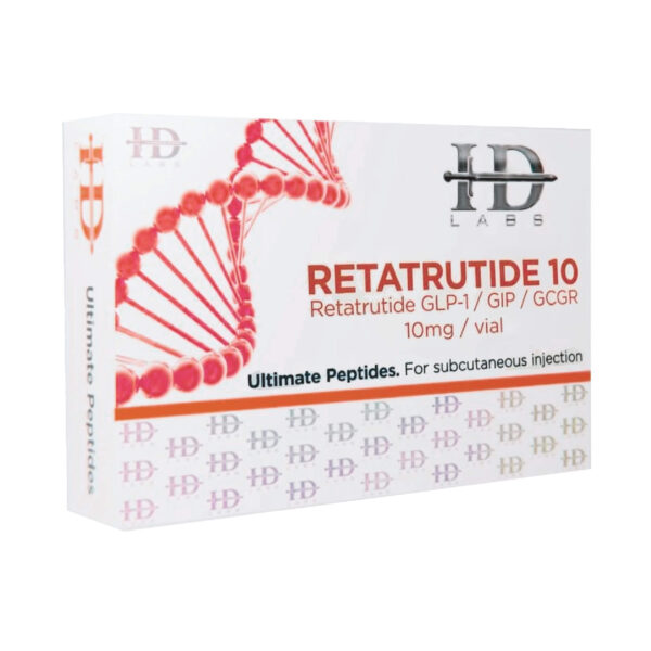 HD Labs Retatrutide 10mg Vial Triple Agonist Self Mix Vial